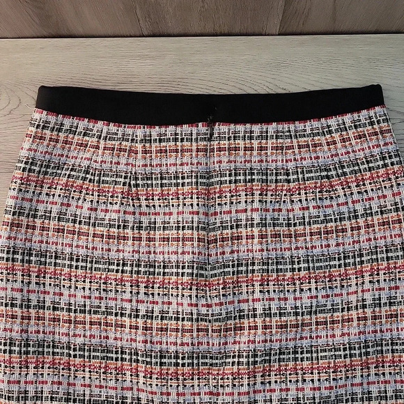 🛍Talbots Petites Shimmer Woven Lined Pencil Mini Skirt Womens Size 8P - Picture 5 of 8